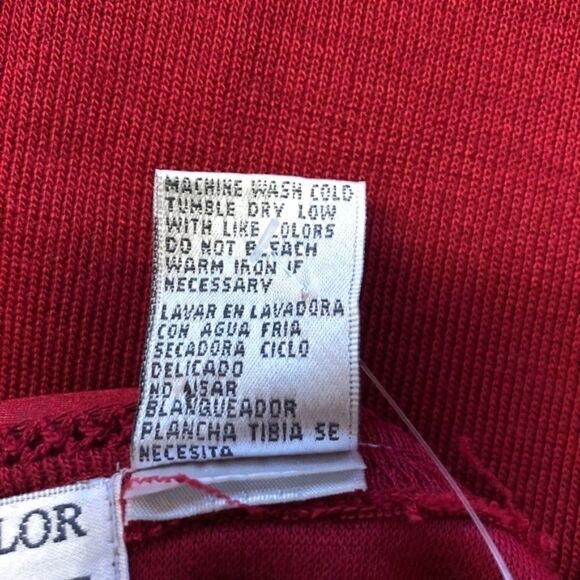 CAROLYN TAYLOR TOP Dark Red Short Sl… - Picture 5 of 5